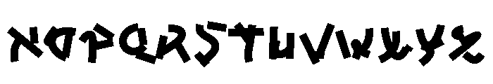 Michaux Regular Font UPPERCASE