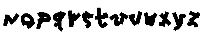 Michaux Regular Font LOWERCASE