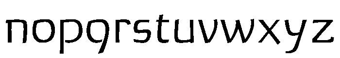 Michelina Regular Font LOWERCASE