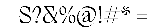 Migra 2 Font OTHER CHARS