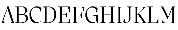 Migra 2 Font UPPERCASE