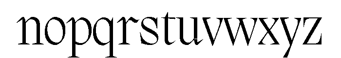 Migra 2 Font LOWERCASE