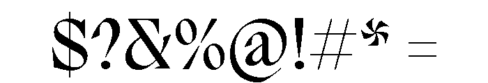 Migra 4 Font OTHER CHARS