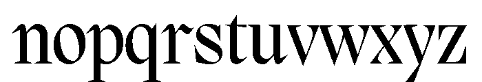 Migra 4 Font LOWERCASE