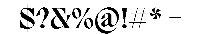 Migra 5 Font OTHER CHARS