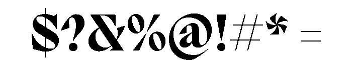 Migra 6 Font OTHER CHARS