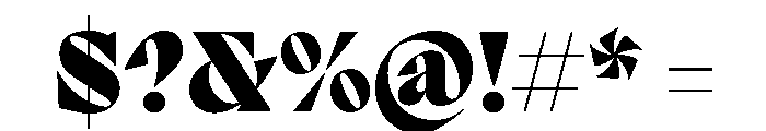 Migra 8 Font OTHER CHARS