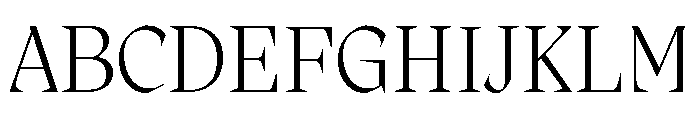 Migra Font UPPERCASE