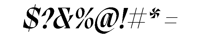 MigraItalic 5 Font OTHER CHARS