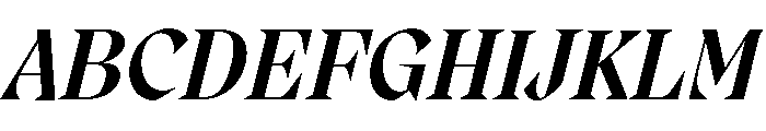 MigraItalic 5 Font UPPERCASE