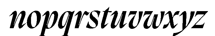 MigraItalic 5 Font LOWERCASE
