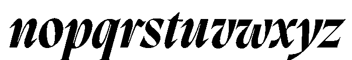 MigraItalic 6 Font LOWERCASE