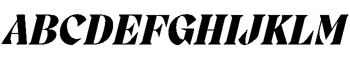MigraItalic 7 Font UPPERCASE