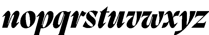 MigraItalic 7 Font LOWERCASE