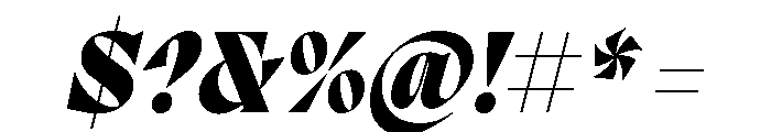 MigraItalic 8 Font OTHER CHARS