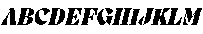 MigraItalic 8 Font UPPERCASE