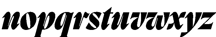 MigraItalic 8 Font LOWERCASE
