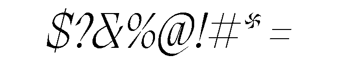 MigraItalic Font OTHER CHARS