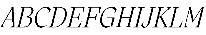 MigraItalic Font UPPERCASE