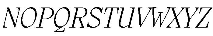 MigraItalic Font UPPERCASE