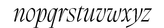 MigraItalic Font LOWERCASE