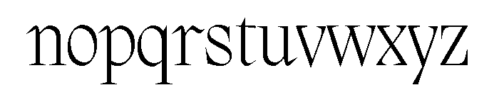 Migra Font LOWERCASE