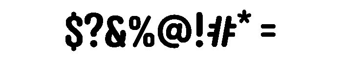 MikhmoretRoundedDL1.1AAA Bold Font OTHER CHARS