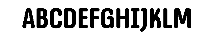 MikhmoretRoundedDL1.1AAA Bold Font UPPERCASE