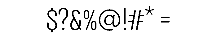 MikhmoretRoundedDL1.1AAA Light Font OTHER CHARS