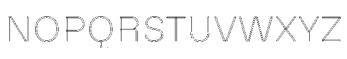 MillingSL Duplex Font UPPERCASE