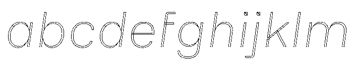 MillingSL DuplexItalic FONT