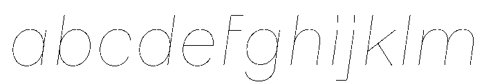 MillingSL SimplexItalic FONT