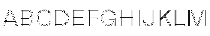 MillingSL Triplex Font UPPERCASE