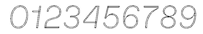 MillingTP DuplexG3Italic Font OTHER CHARS