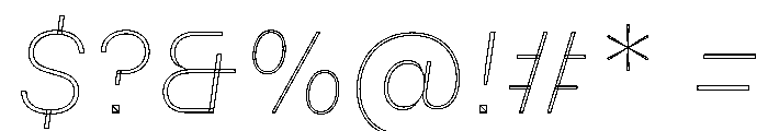 MillingTP DuplexG3Italic Font OTHER CHARS