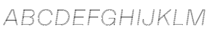MillingTP DuplexG3Italic Font UPPERCASE