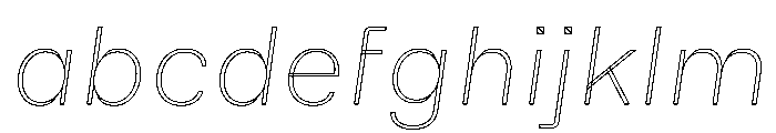 MillingTP DuplexG3Italic FONT