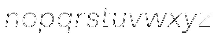 MillingTP DuplexG3Italic Font LOWERCASE