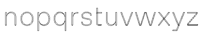 MillingTP DuplexG3 Font LOWERCASE