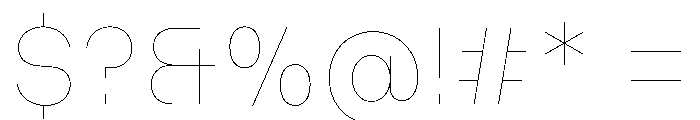 MillingTP SimplexG2 Font OTHER CHARS