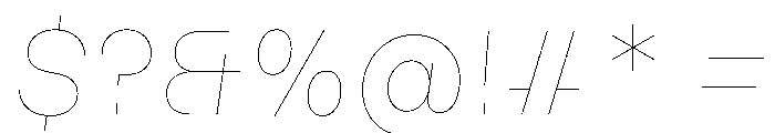 MillingTP SimplexG2Italic Font OTHER CHARS
