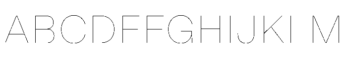 MillingTP SimplexG3 Font UPPERCASE