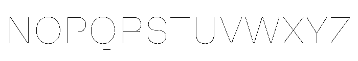MillingTP SimplexG3 Font UPPERCASE