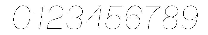 MillingTP SimplexG3Italic Font OTHER CHARS