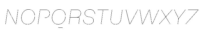 MillingTP SimplexG3Italic Font UPPERCASE