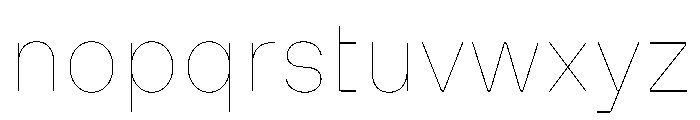 MillingTP SimplexG3 Font LOWERCASE