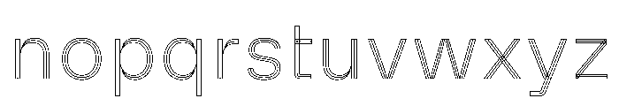 MillingTP TriplexG2 Font LOWERCASE