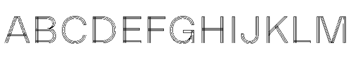 MillingTP TriplexG3 Font UPPERCASE