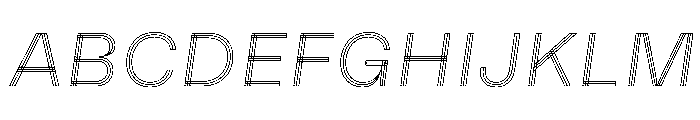 MillingTP TriplexG3Italic Font UPPERCASE