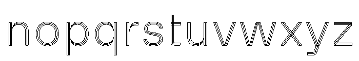 MillingTP TriplexG3 Font LOWERCASE